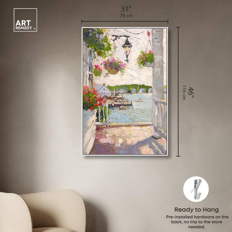 Harbor Hideaway II Canvas by Art Remedy