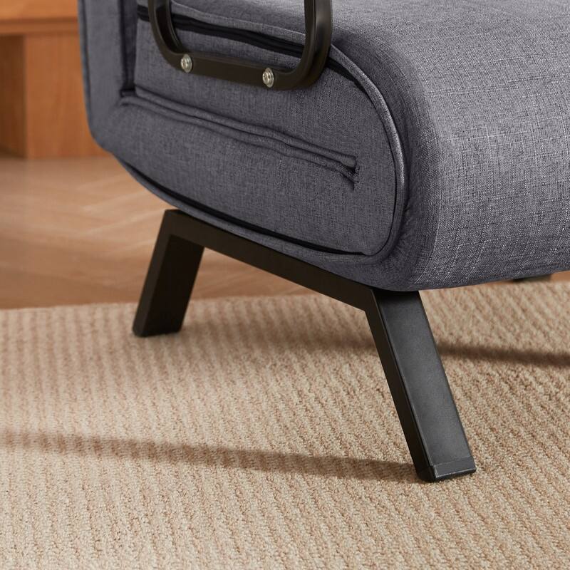 5-in-1 Convertible Sleeper Chair - Adjustable Folding Sofa Bed for Compact Living
