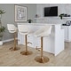 preview thumbnail 130 of 144, Silver Orchid Svellingen Adjustable Bar Stool with Rounded T Footrest - Set of 2