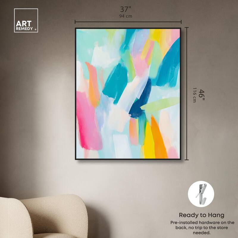 Whirlwind of Color I Canvas by Art Remedy
