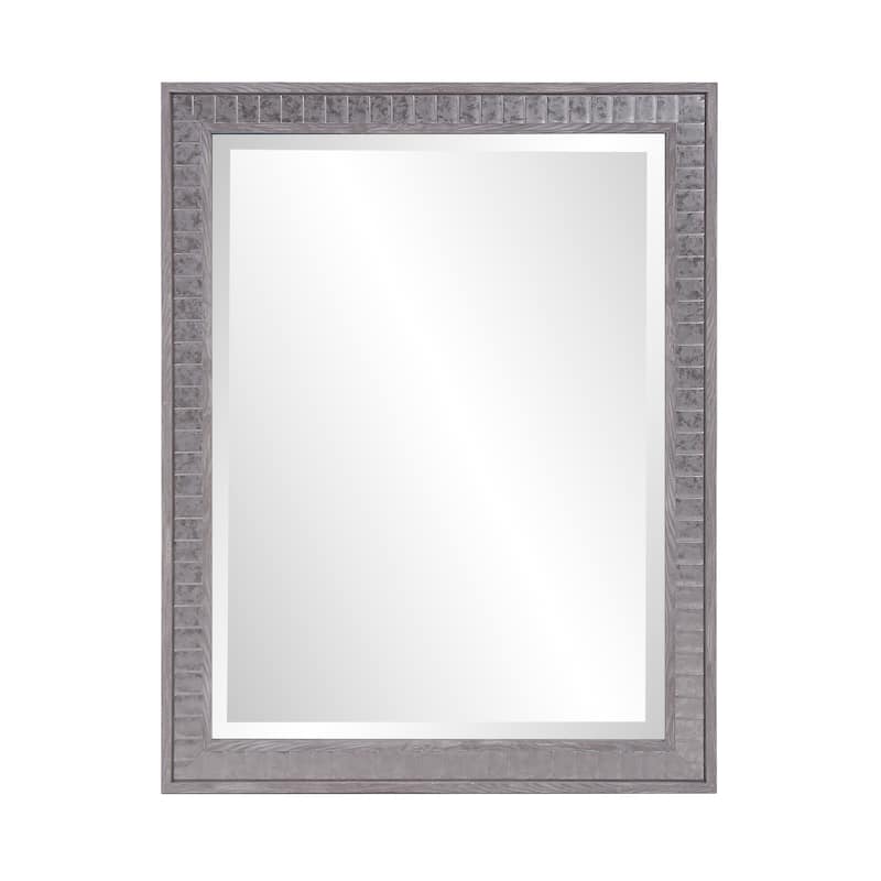Allan Andrews Metropolis Gray Framed Wall and Accent Mirror