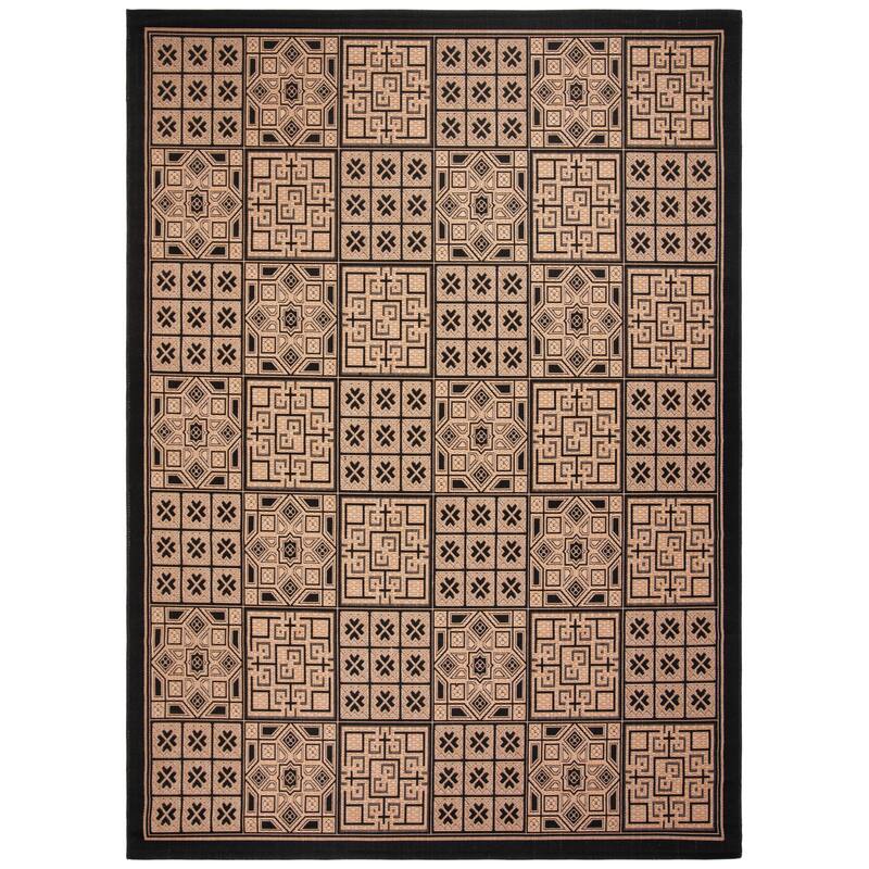 SAFAVIEH Courtyard Syeda Indoor/ Outdoor Waterproof Patio Backyard Rug