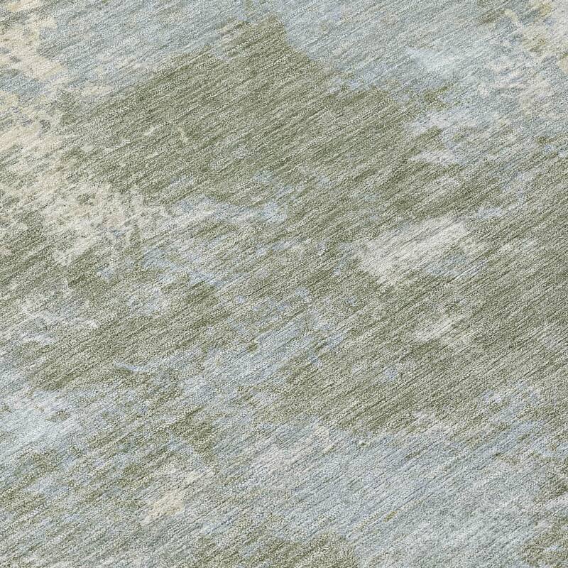 Machine Washable Indoor/ Outdoor Chic Modern Chantille Rug