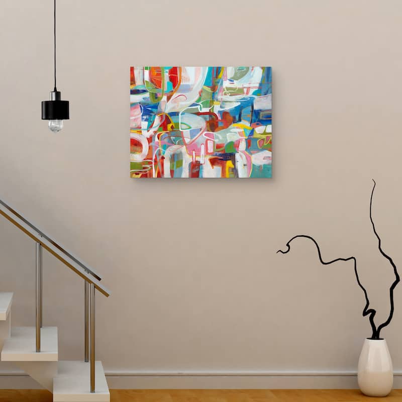 Colour Connection by Lisa Ridgers Canvas Art Print