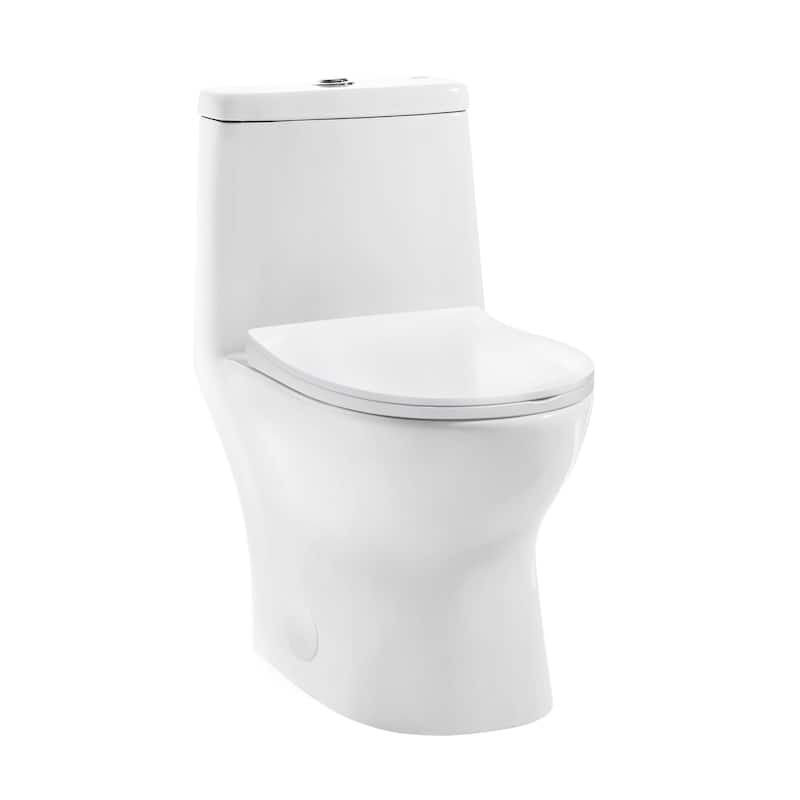 Swiss Madison SM-1T112 Ivy One Piece Dual Vortex 1.1/1.6 GPF Toilet