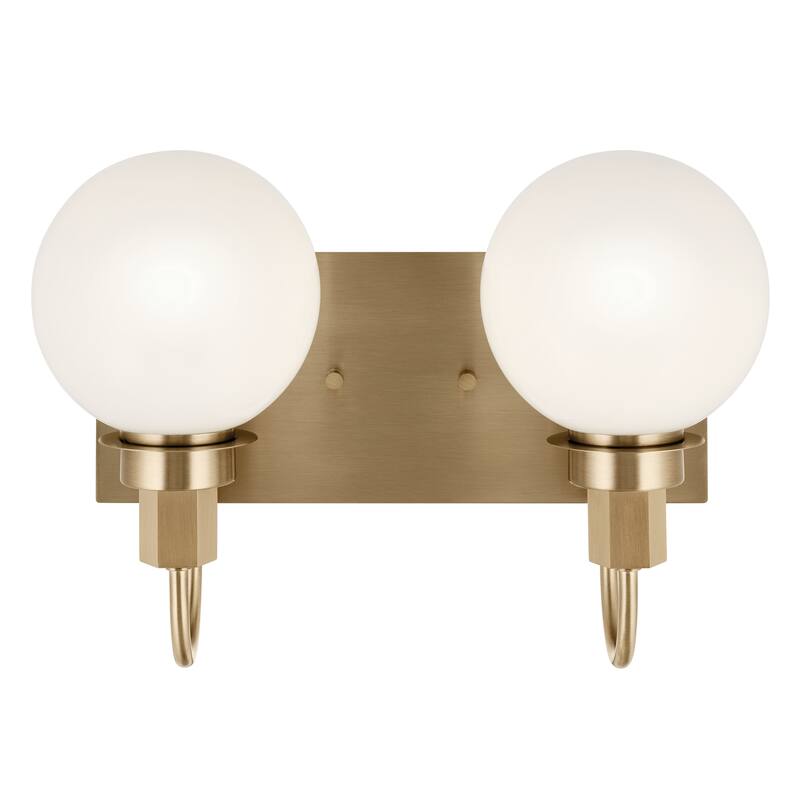 Kichler Lighting Hex 14.25 in. 2-Light Champagne Bronze Vanity Light