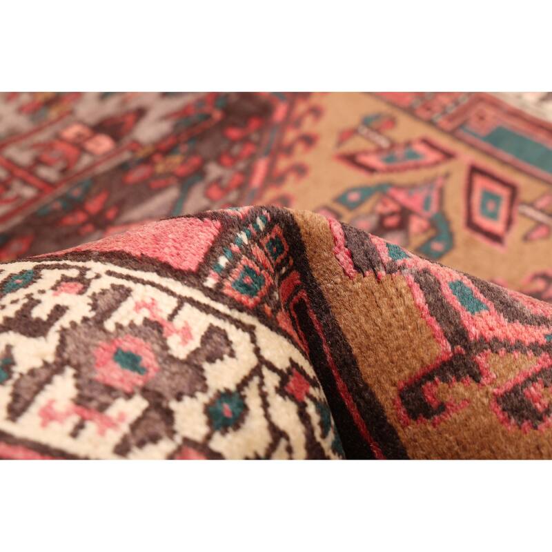 ECARPETGALLERY Hand-knotted Konya Anatolian Brown Wool Rug - 3'5 x 10'8