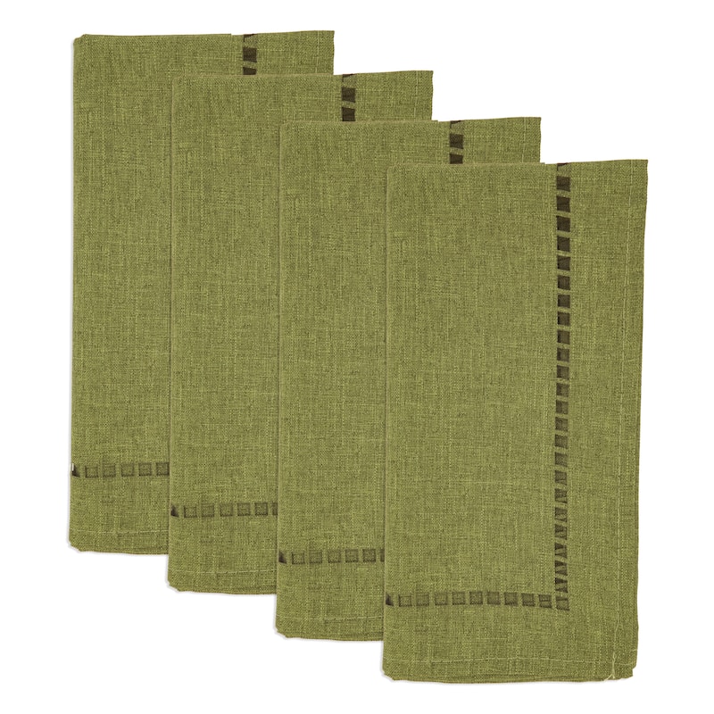 Laser-Cut Hemstitch Napkin (Set of 4)