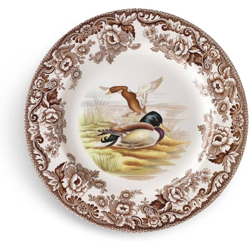 Spode Woodland Soup Plate - Mallard