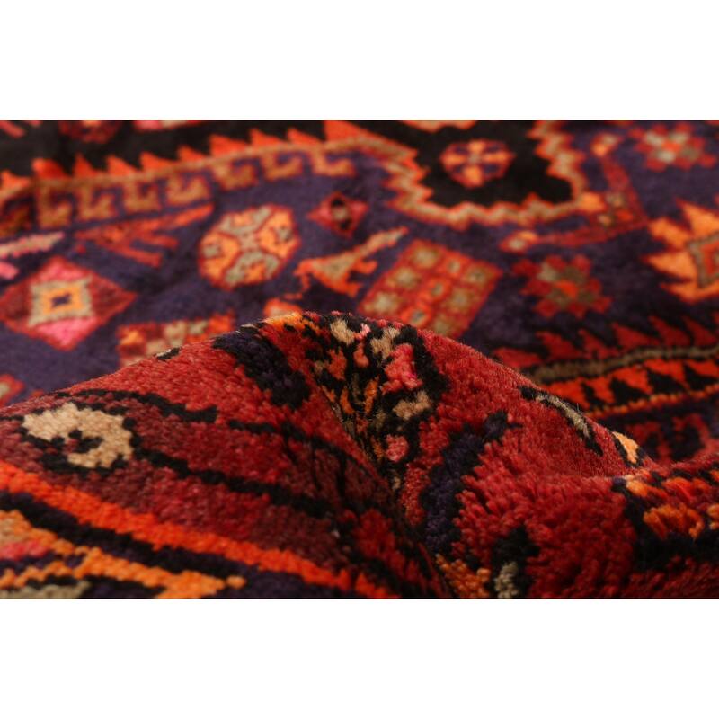 ECARPETGALLERY Hand-knotted Andelz Red Wool Rug - 4'5 x 6'8