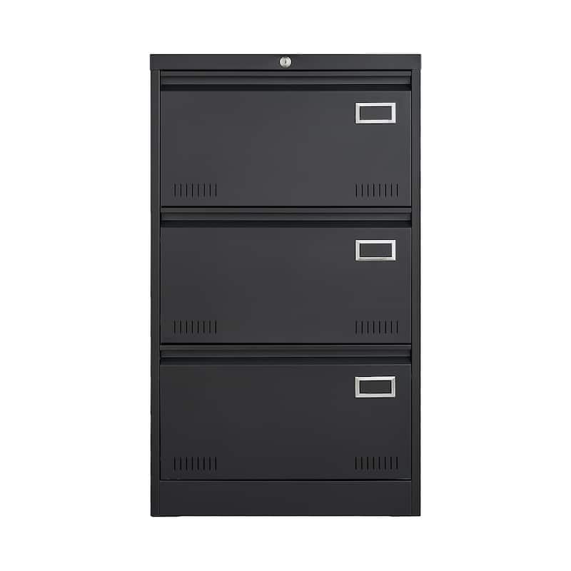 Metal Lateral 3 Drawer File Cabinet with Lock