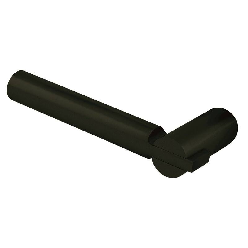 Baldwin Single Left Hand Estate Lever Minus Rosettes - Satin Black