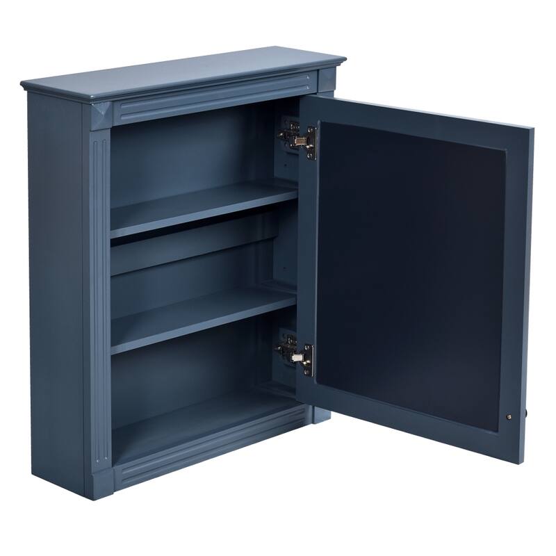 24'' x 27'' Wall Mounted Bathroom Medicine Cabinet with Mirror and Adjustable Shelf