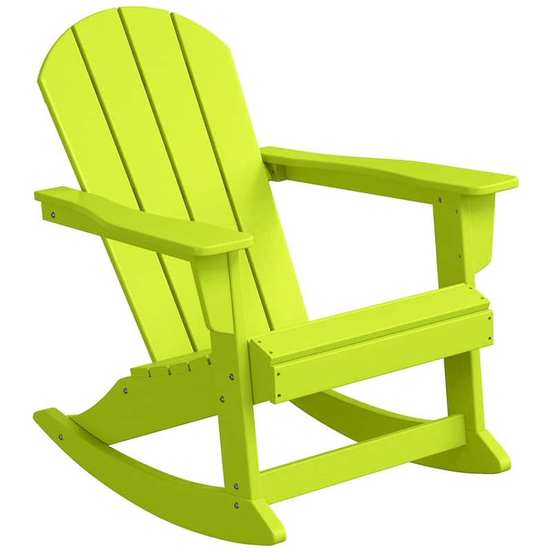 Polytrends Laguna Hdpe All Weather Outdoor Patio Rocking Chair