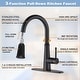 preview thumbnail 13 of 24, WOWOW Pull Down Sprayer Kitchen Faucet with Soap Dispenser