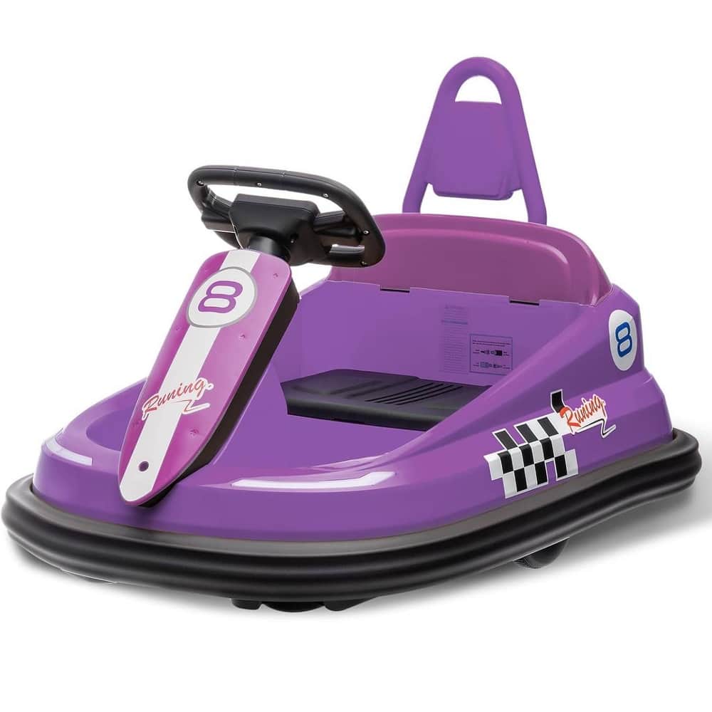 Kids Bumper Car, 6V Ride on Toys Electric Vehicle for Best Kids Gift, Red