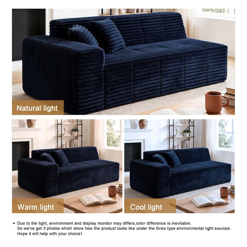 Modern Oversized plush Sofa Bed