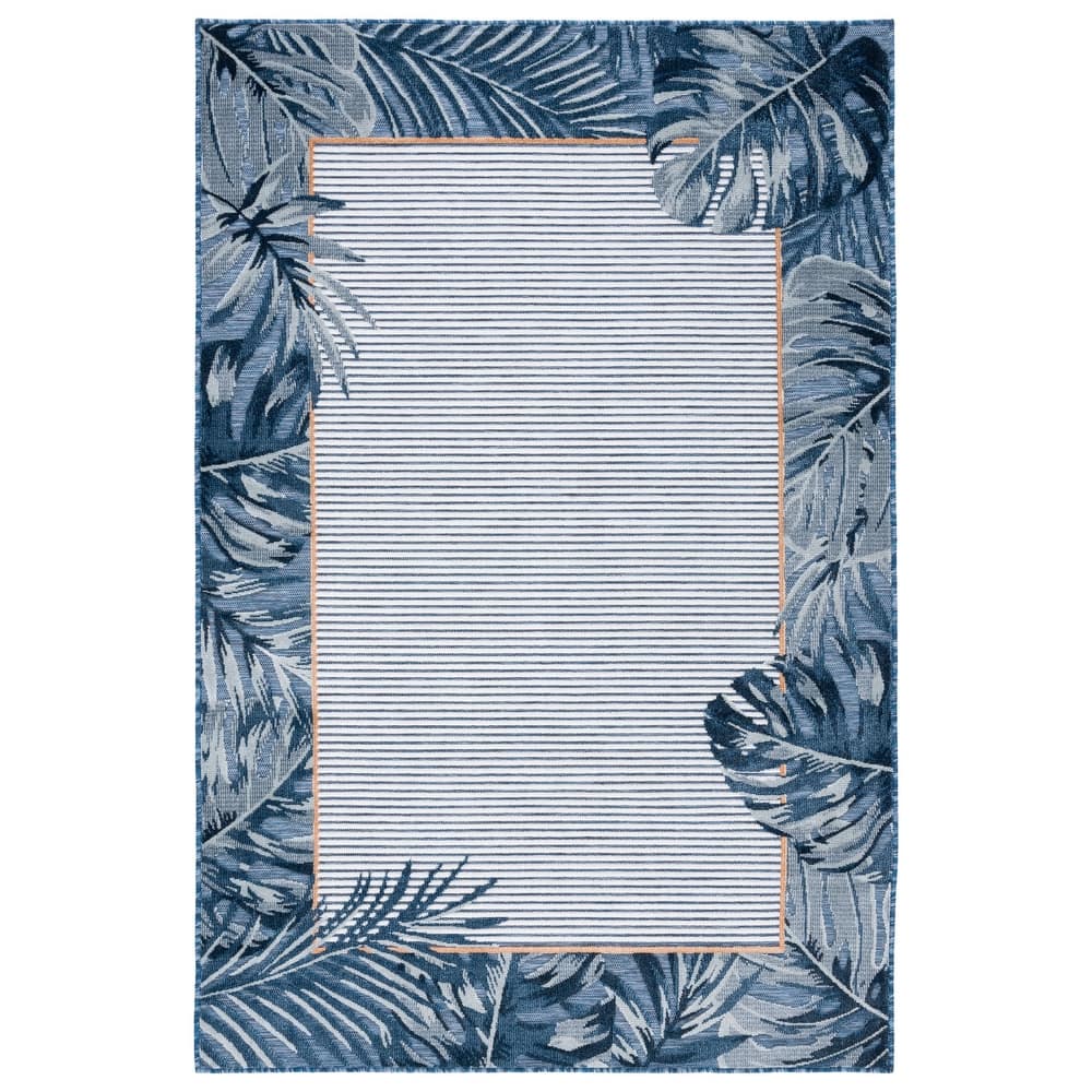 SAFAVIEH Cabana Raluca Indoor/ Outdoor Tropical Border Rug