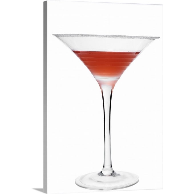 Cocktail On White Background Canvas Wall Art Overstock 16379716