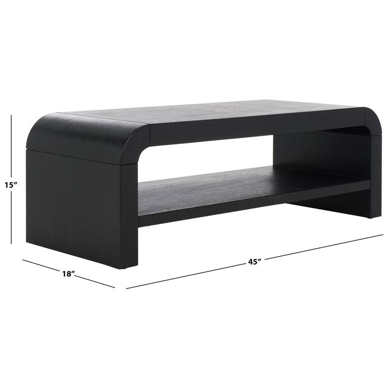 SAFAVIEH Avivan 1-Shelf Coffee Table - 45"W x 18"D x 15"H