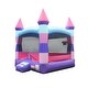 preview thumbnail 2 of 3, Pogo Bounce House Crossover Kids Inflatable Bounce House with Blower, Pink Deluxe Jumper