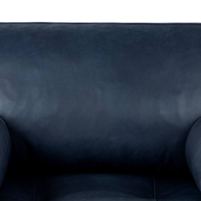 Poly & Bark Napa Lounge Chair (Set of 2) - Full Grain Genuine Italian Leather