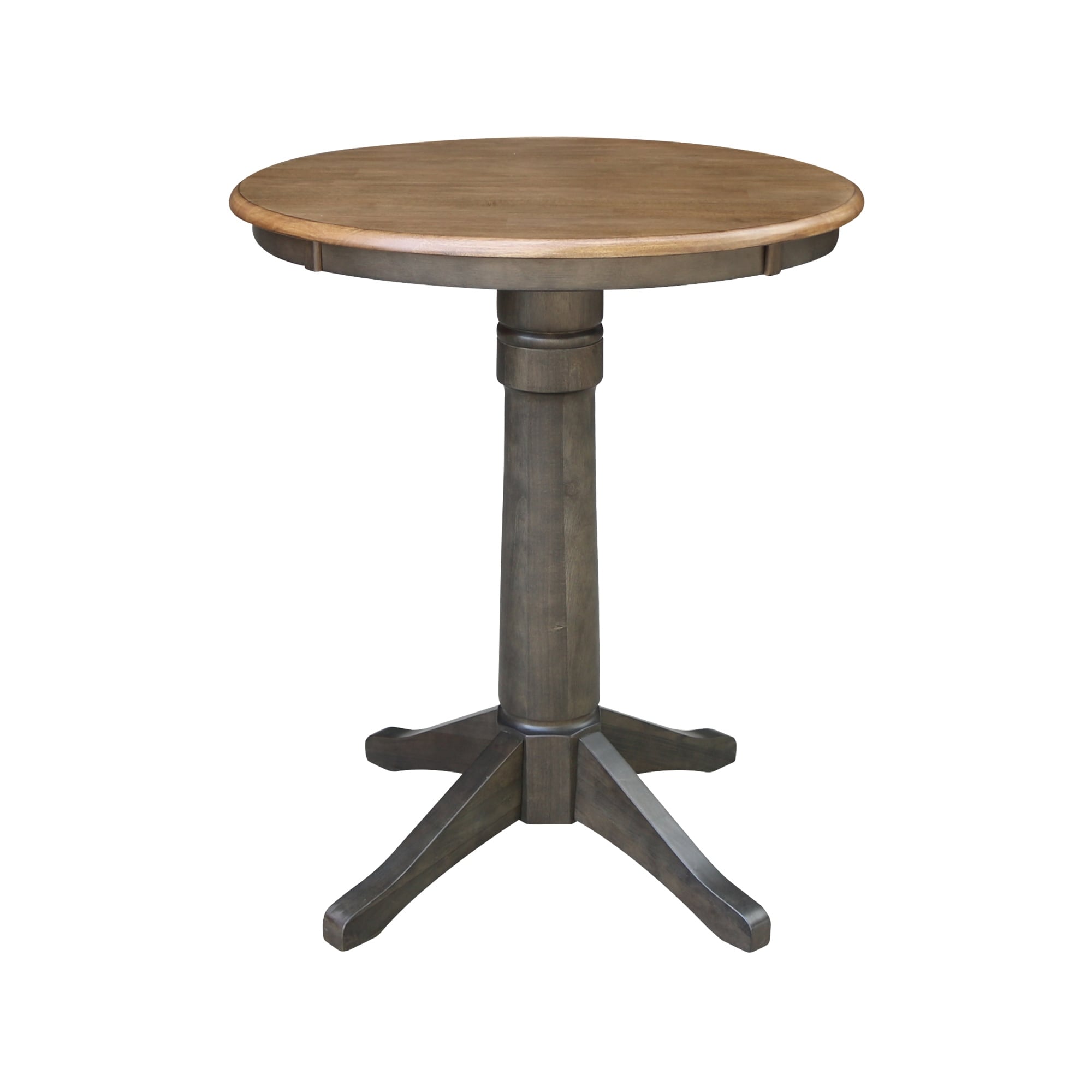 Solid Wood Round Pedestal Dining Table-image