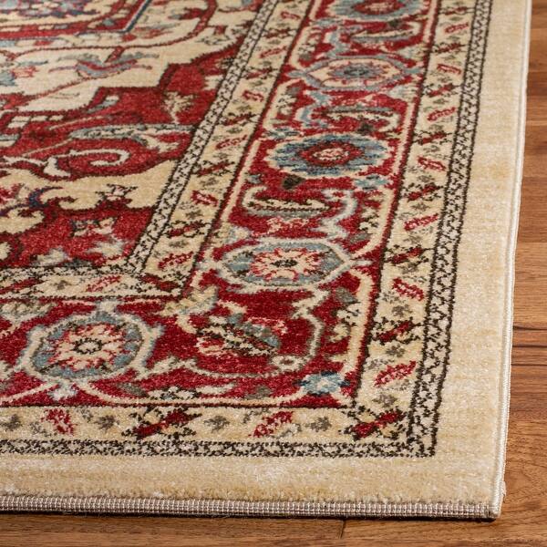 Safavieh Mahal Reka Traditional Grandeur Red Natural Rug On Sale Overstock 9508590