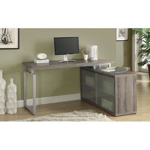 Shop Monarch Specialties Corner Computer Desk V Hollow Core L