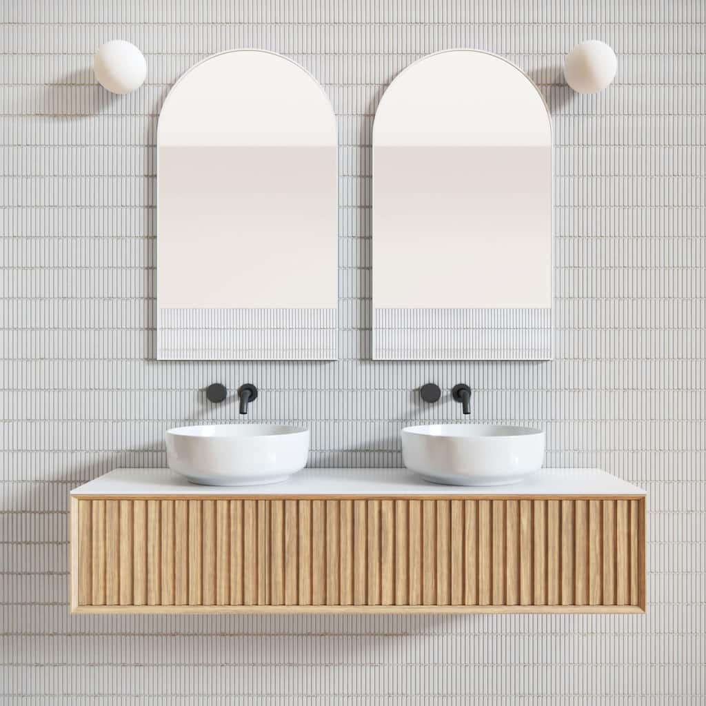 Glass Warehouse SF-ARC-22X38 Kira 22" W x 38" H Contemporary Arched