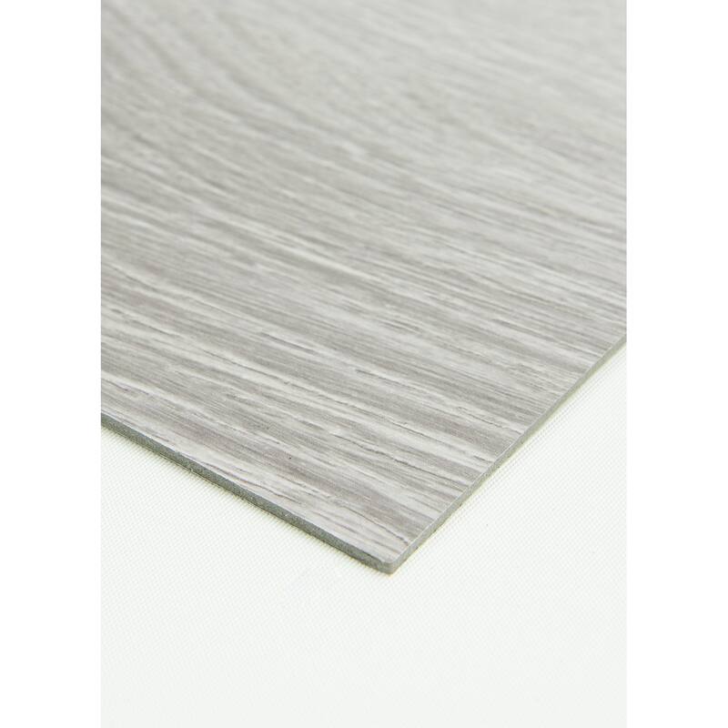 FloorPops Light Grey Peel and Stick Wood Floor Planks
