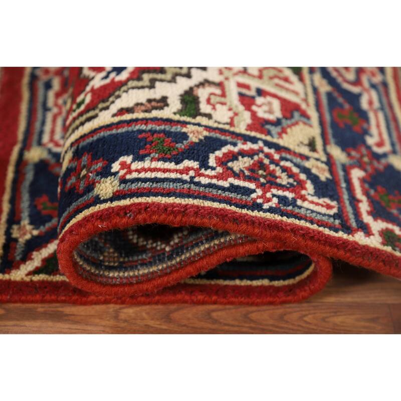 Geometric Heriz Serapi Accent Rug Handmade Wool Carpet - 2'0" x 3'0"