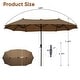 preview thumbnail 6 of 4, Ainfox 13Ft Large Outdoor Patio Umbrella with Crank With Base