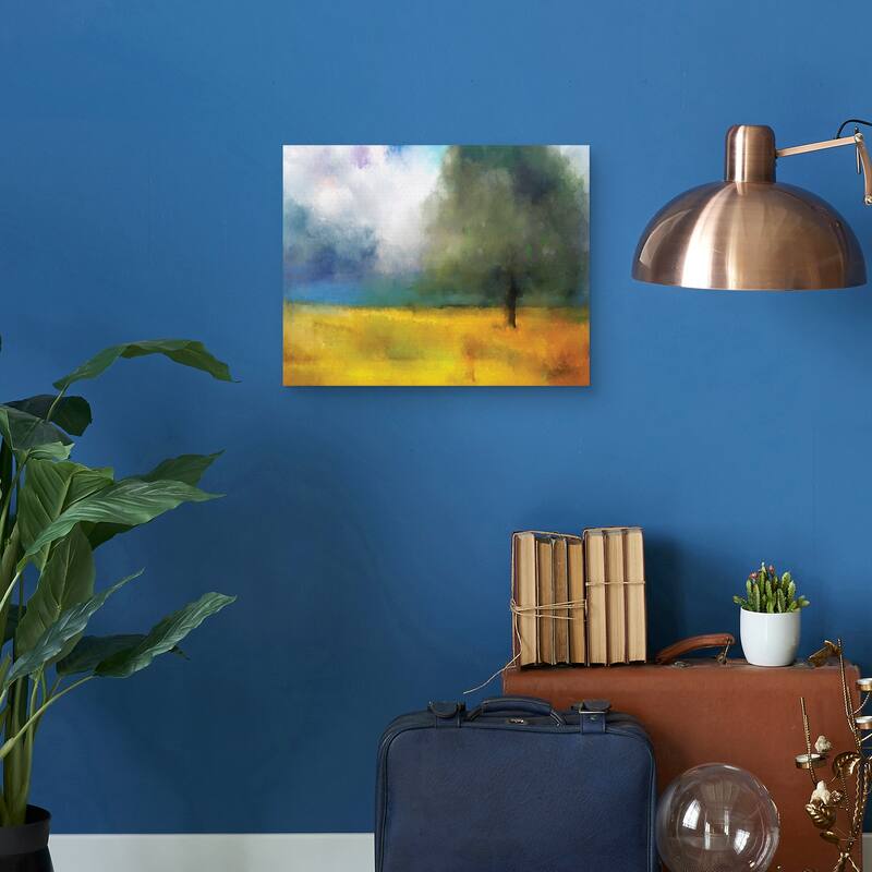 Autumn Tree by Cliff Warner Canvas Art Print