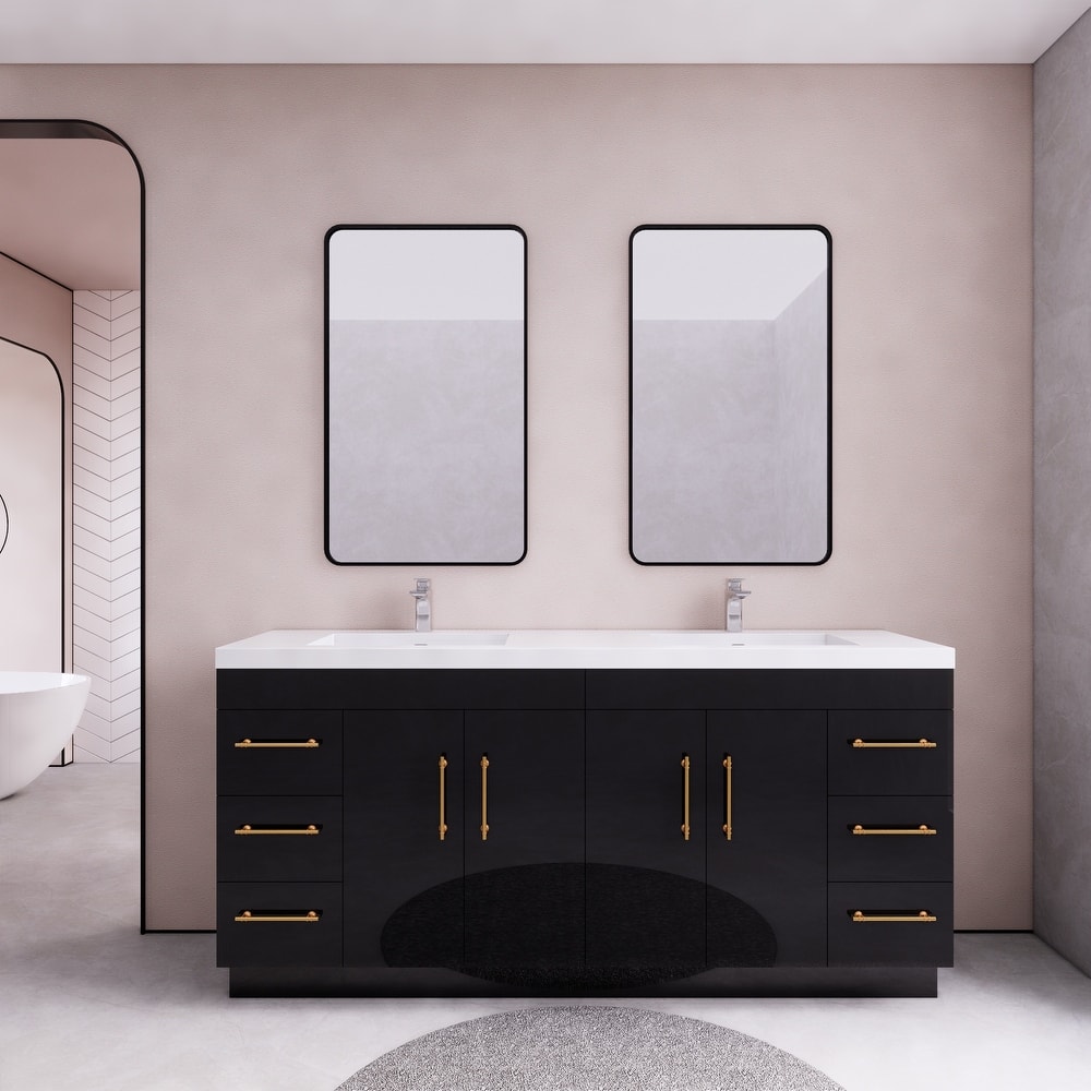 Eliza 72'' Freestanding Vanity with Double Sink