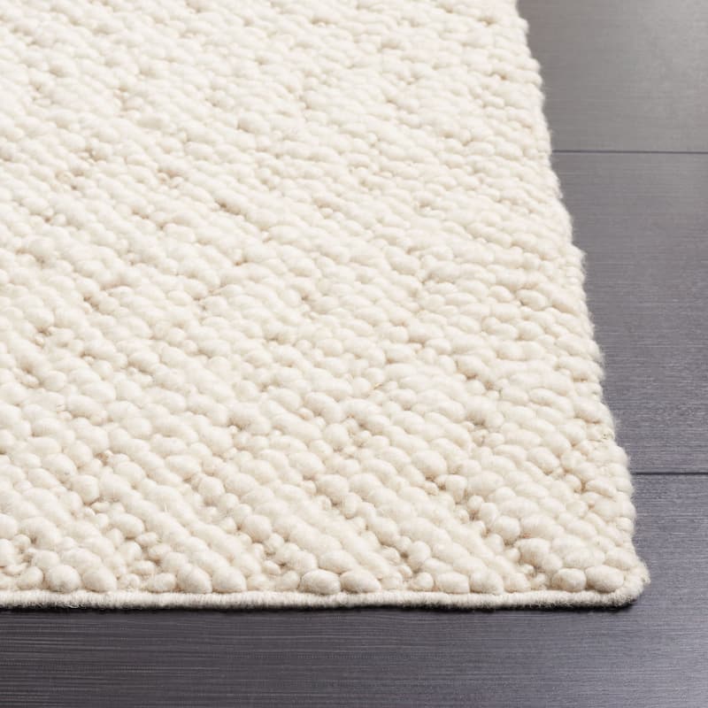 SAFAVIEH Handmade Natura Simonette Textured Wool Rug