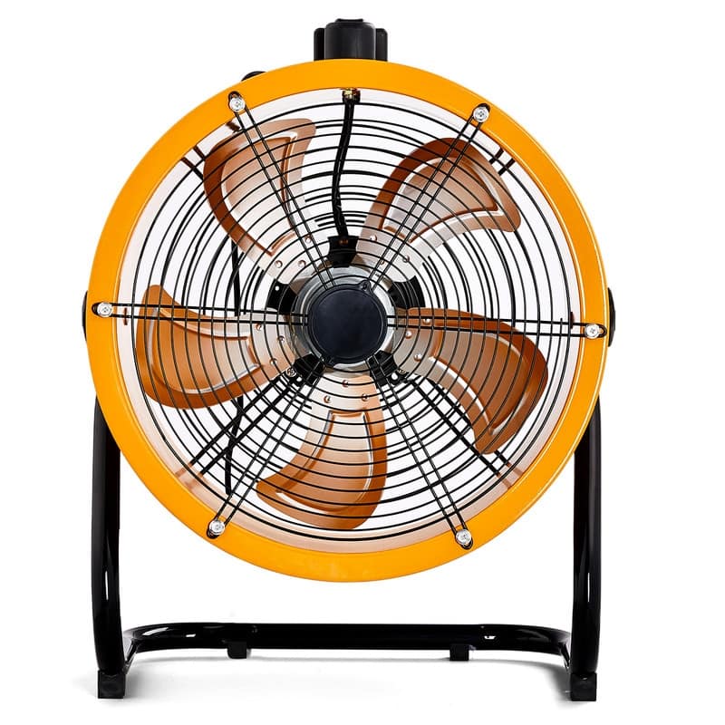 192W 16-inch Floor Drum Fan with 4 speeds, Portable Blower with Handle
