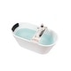 preview thumbnail 36 of 54, Vanity Art 54" Non-Slip Acrylic Freestanding Soaking Bathtub with Slotted Overflow & Pop-up Drain with Air Bath Option Available