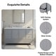 preview thumbnail 24 of 35, Christopher Knight Home - Modern 60-Inch Bathroom Vanity with Separate Sink and Soft-Close Storage