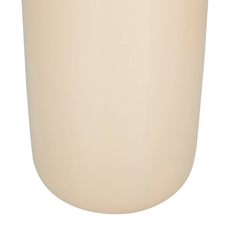 Sleek Metal Vase (Set of 2) - Gray, Red, Yellow, Cream, Blue, Green