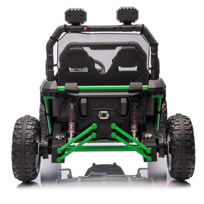 24V Ride On UTV for Kids with Parental Remote, Bluetooth, and LED Lights, 4-Wheel Suspension