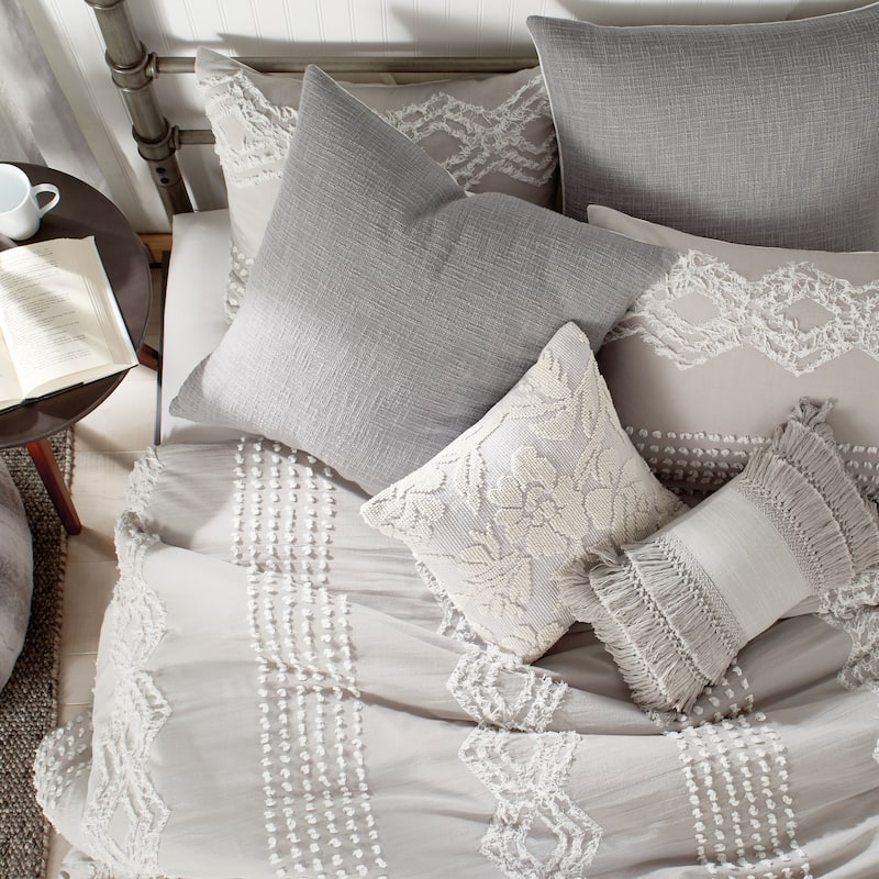 Porch & Den Narup Geometric 3-piece Cotton Comforter Set