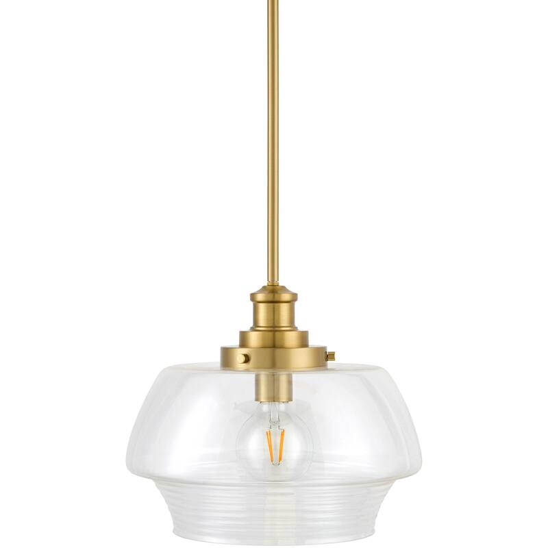 Livabliss Mazemet Global Pendant - 12"L x 12"W x 10"H - Brass