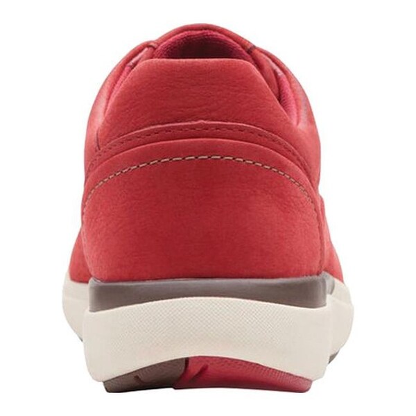 clarks sneakers red