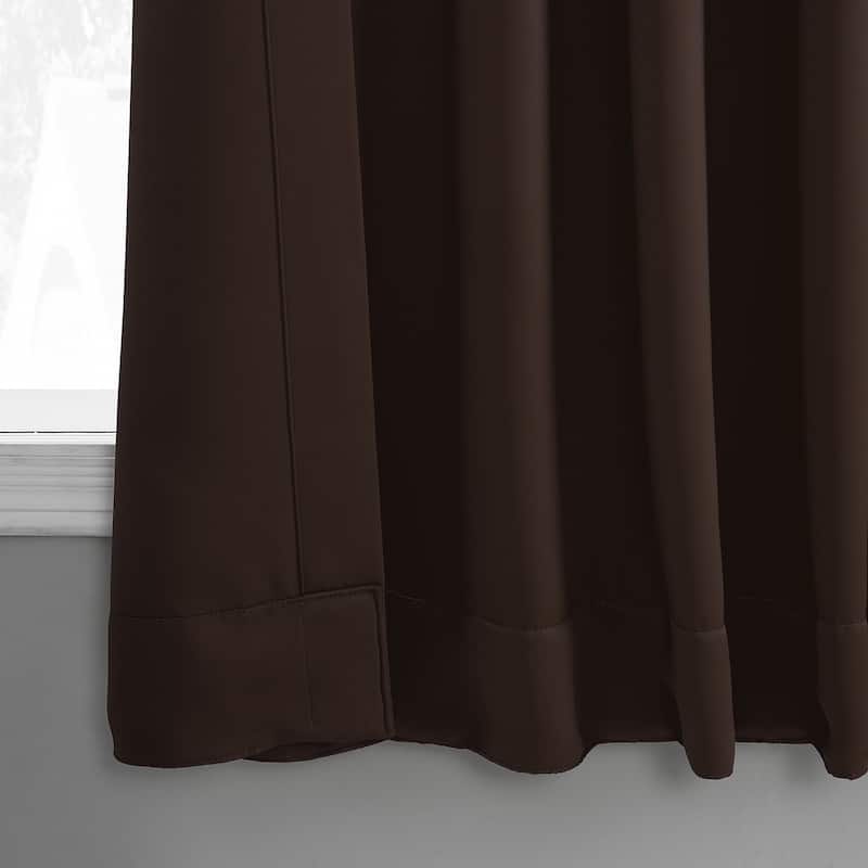 Exclusive Fabrics Room Darkening Curtain Panel Pair 63 inches (2 Panels) - 50 x 63