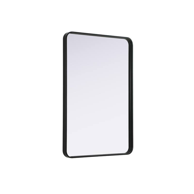 Elegant Lighting MR8A2740 Remy 27"W x 40"H Rectangular Flat Medium - Black