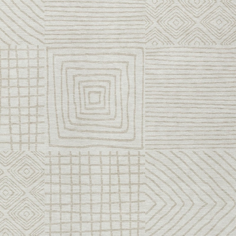 HomeRoots Geometric Transitional Rectangle Outdoor Rug