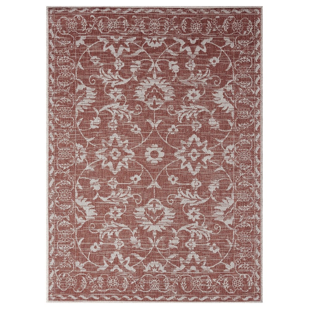 Nicole Miller New York Patio Country Ayala Floral Indoor/ Outdoor Rug