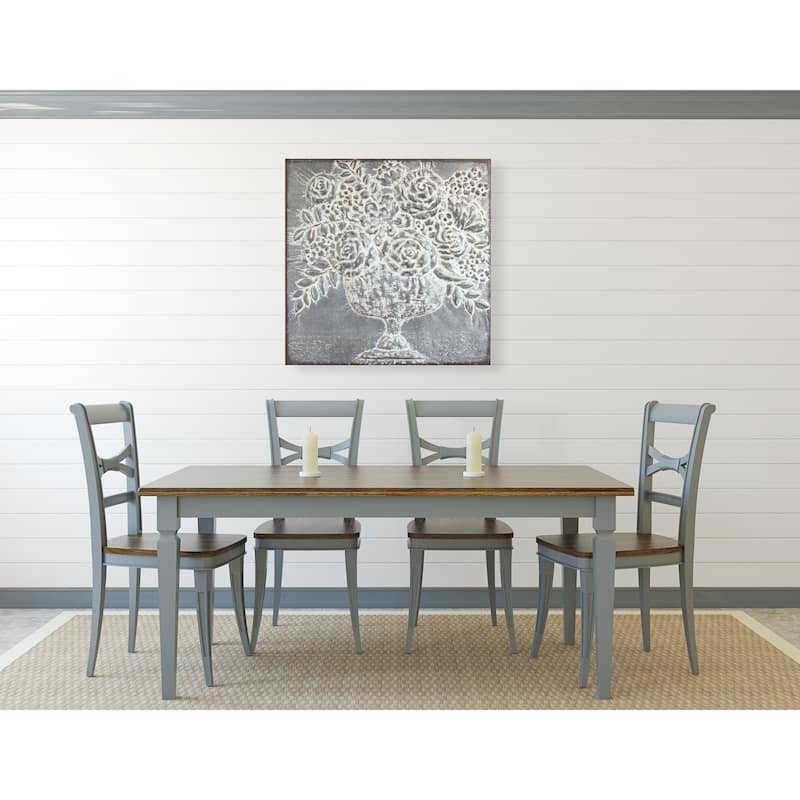 Metal Floral Bouquets Wall Décor - 36.25" x 36.25"