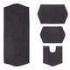 preview thumbnail 100 of 165, Waterford Collection 100% Cotton Non-Slip Bathroom Rug Set, Machine Washable Bath Rug, 4 Piece Bath Mat Set with Contour